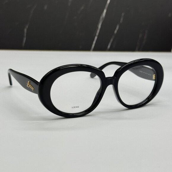 NEW LOEWE LW50089I 001 WOMEN EYEGLASSES BLACK LOEWE EYEWEAR - Picture 1 of 9